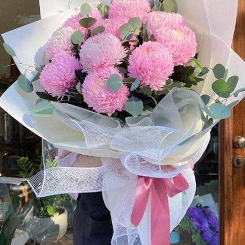 Bó Hoa Cúc Mẫu Đơn M118