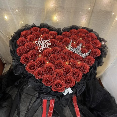 Bó Hoa Sáp Trái Tim M278