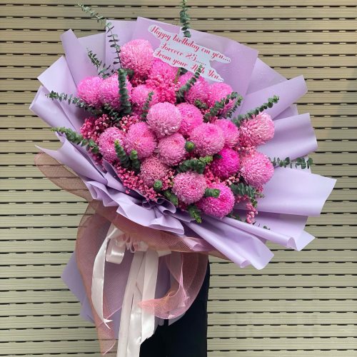 Bó Hoa M348 - Hoa Cúc Mẫu Đơn