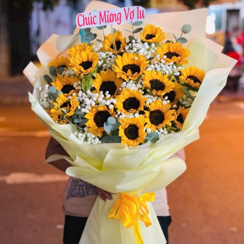 Bó Hoa M340 - Bó Hoa Hướng Dương