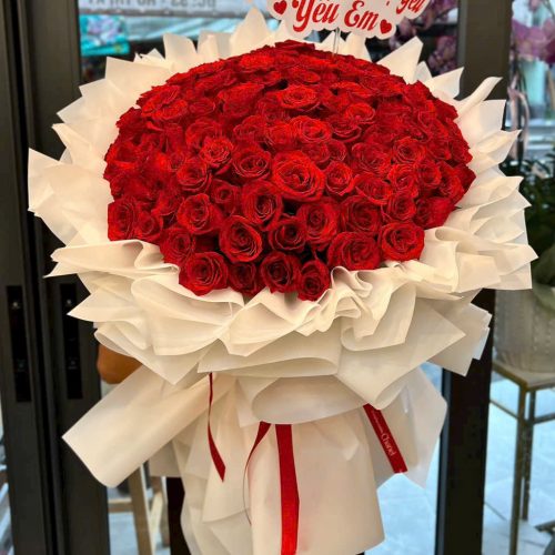 Bó Hoa Hồng Đỏ 99 Bông S19