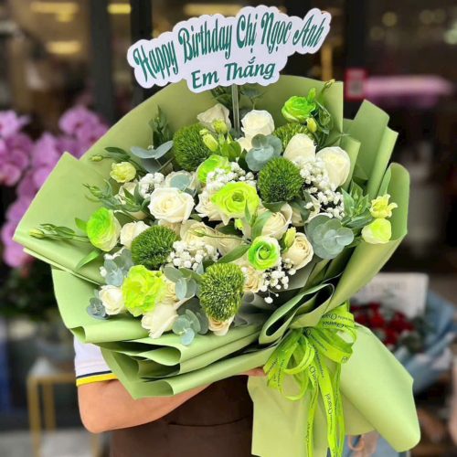 Bó Hoa Xanh Mướt S20