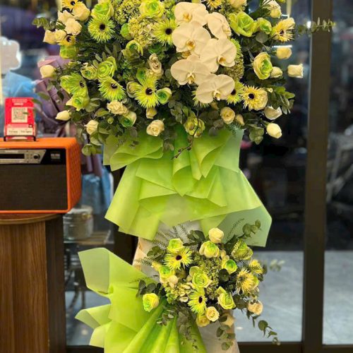 Hoa Khai Trương Xanh Phú Quý S24