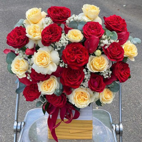 Giỏ Hoa Hồng Đỏ S26