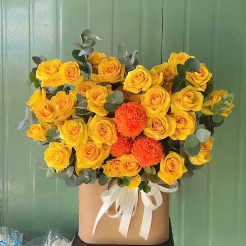 Giỏ Hoa Vàng Phát Lộc S46