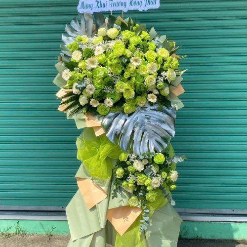 Hoa Khai Trương Xanh Lá Sinh Lộc S48