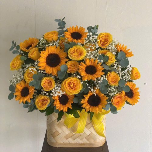 Giỏ Hoa Hướng Dương S55