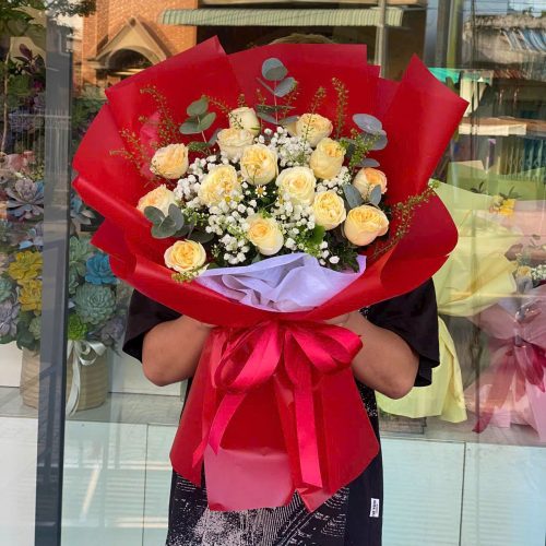 Bó Hoa Hồng Vàng Victor S61