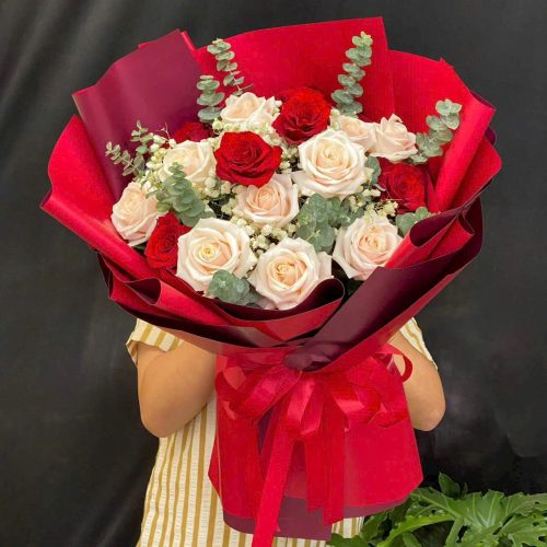 Bó Hoa Hồng Đỏ Thắm S69