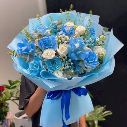 Bó Hoa Xanh Lam Mộng S70