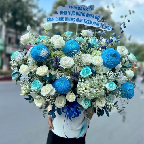 Giỏ Hoa Xanh Thiên Lam S99