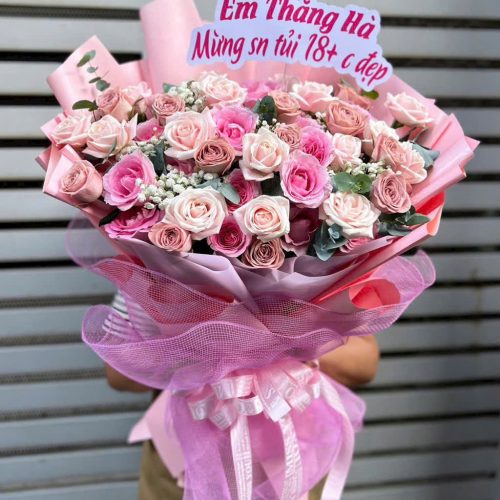 Bó Hoa Hồng Thanh Sắc S102