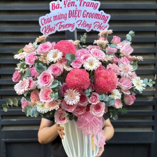 Giỏ Hoa Hồng Nhã Sắc S124